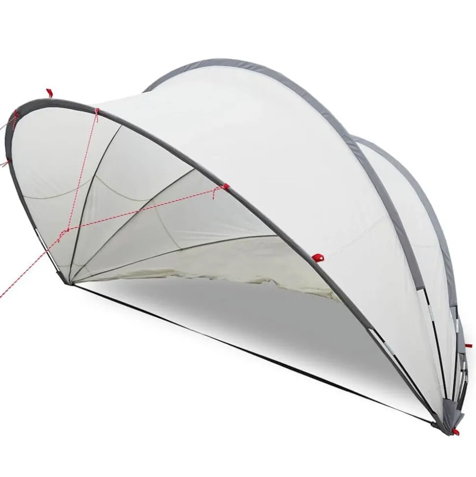 vidaXL Pooldome Grijs en Oranje 336 x 322 x 160 cm