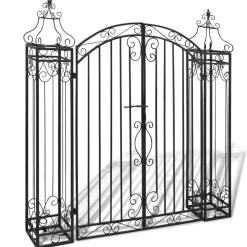 vidaXL Poort decoratief 112x20,5x134 cm smeedijzer