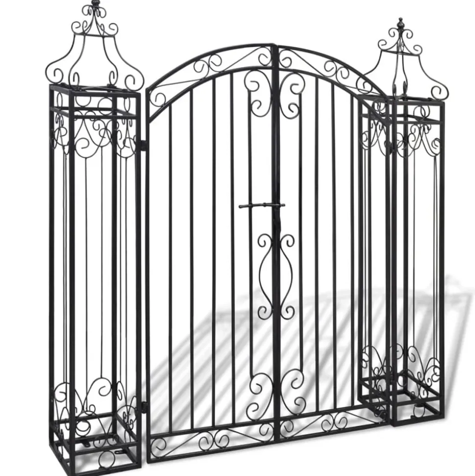 vidaXL Poort decoratief 112x20,5x134 cm smeedijzer