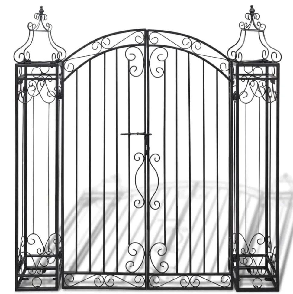 vidaXL Poort decoratief 112x20,5x134 cm smeedijzer
