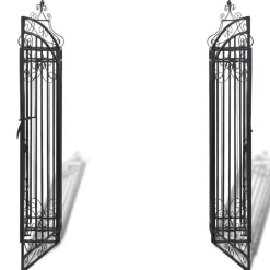 vidaXL Poort decoratief 112x20,5x134 cm smeedijzer