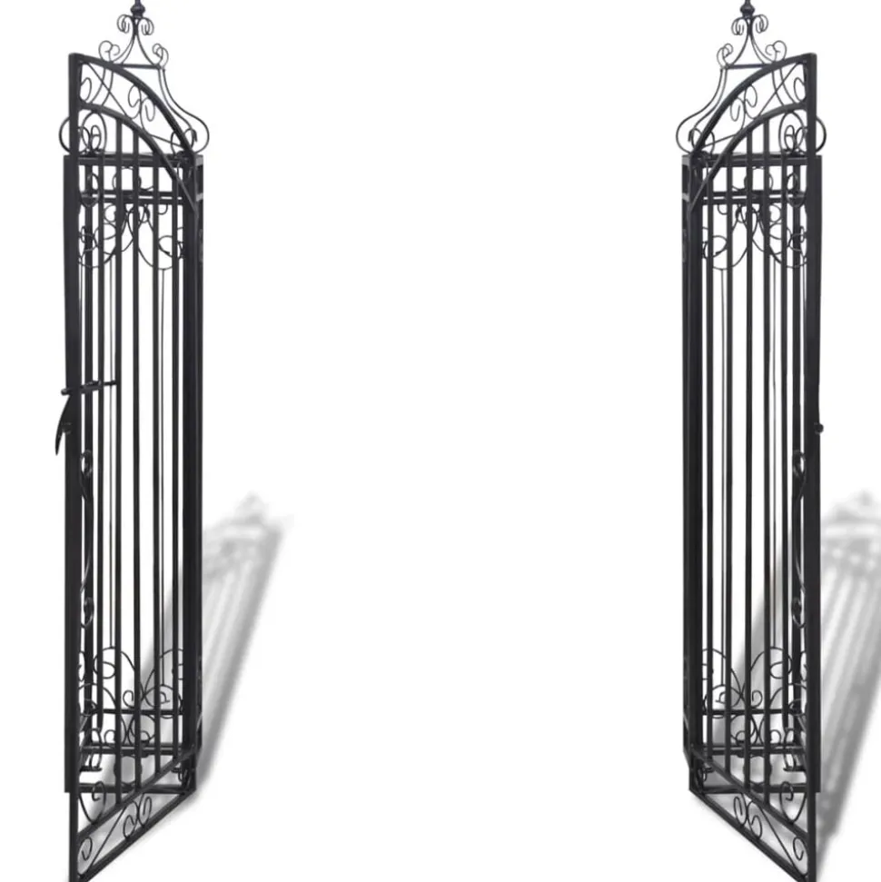 vidaXL Poort decoratief 112x20,5x134 cm smeedijzer
