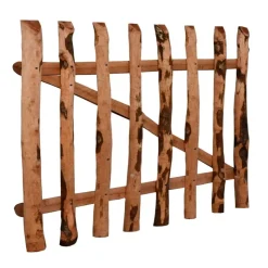 vidaXL Poort enkel 100x60 cm geïmpregneerd hazelaarhout