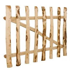 vidaXL Poort enkel 100x60 cm hazelaarhout