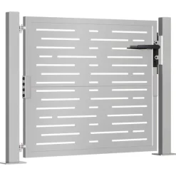 vidaXL Poort vierkant 100x75 cm cortenstaal