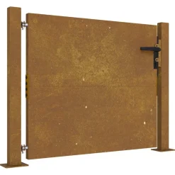 vidaXL Poort 100x75 cm cortenstaal