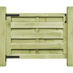 vidaXL Poort 100x75 cm geïmpregneerd grenenhout groen