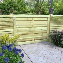 vidaXL Poort 100x75 cm geïmpregneerd grenenhout groen