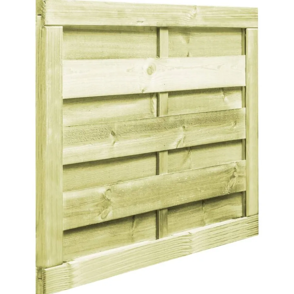 vidaXL Poort 100x75 cm geïmpregneerd grenenhout groen