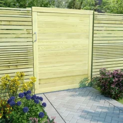 vidaXL Poort 125x100 cm geïmpregneerd grenenhout