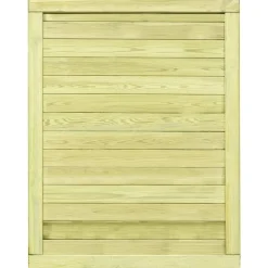 vidaXL Poort 125x100 cm geïmpregneerd grenenhout