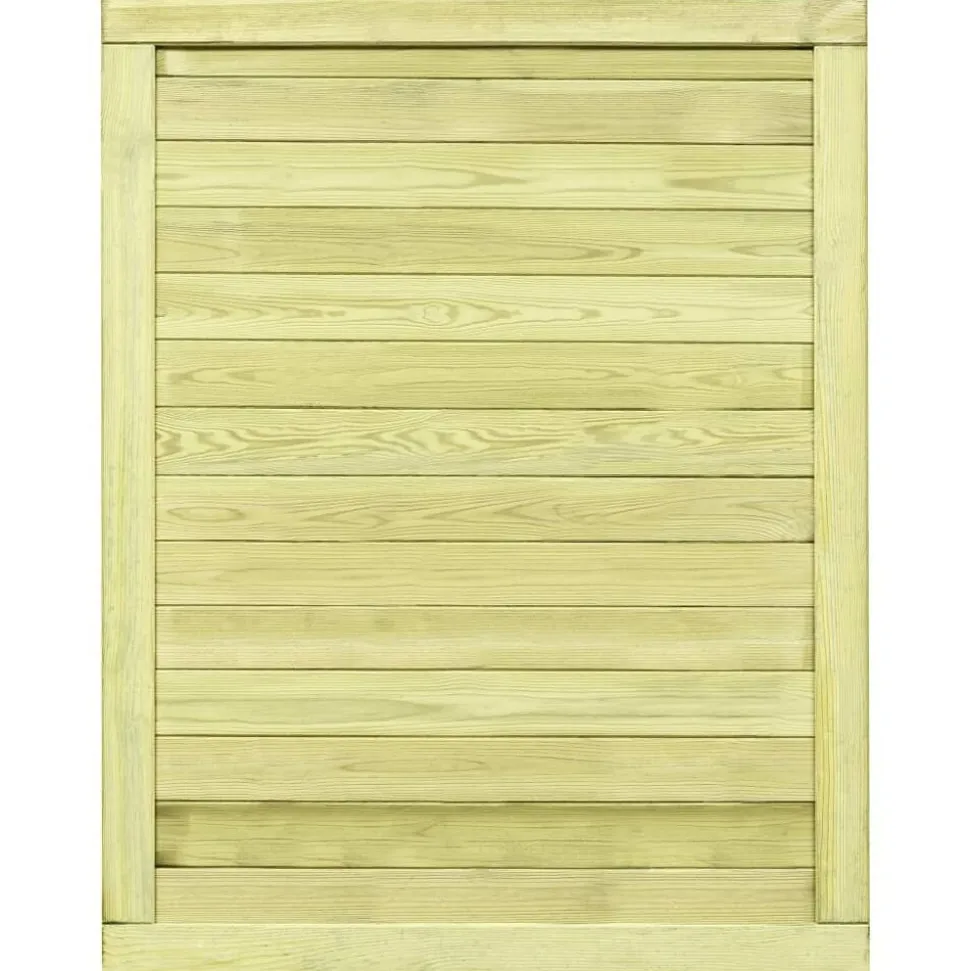 vidaXL Poort 125x100 cm geïmpregneerd grenenhout