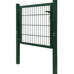 vidaXL Poort 100x100 cm staal groen