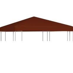 vidaXL Prieeldak 310 g m² 3x3 m terracota