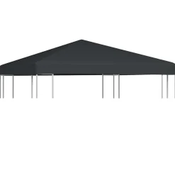 vidaXL Prieeldak 310 g/m² 3x3 m grijs