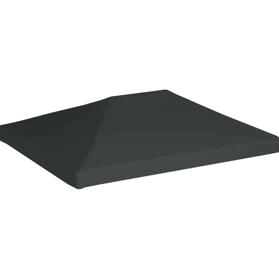 vidaXL Prieeldak 310 g/m² 4x3 m grijs