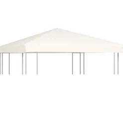vidaXL Prieeldak 310 g/m² 3x3 m crèmewit