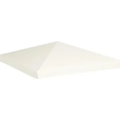 vidaXL Prieeldak 310 g/m² 3x3 m crèmewit