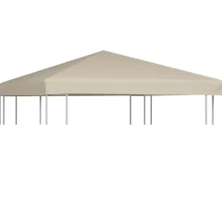 vidaXL Prieeldak 310 g/m² 3x3 m beige