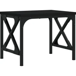 vidaXL Printerstandaard 40x30x31 cm bewerkt hout zwart