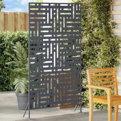 vidaXL Privacyscherm Antraciet 100 x 50 x 180 cm Staal