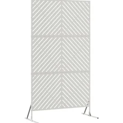 vidaXL Privacyscherm Grijs 100 x 50 x 180 cm Staal