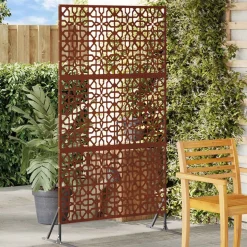 vidaXL Privacyscherm Grijs 100 x 50 x 180 cm Cortenstaal