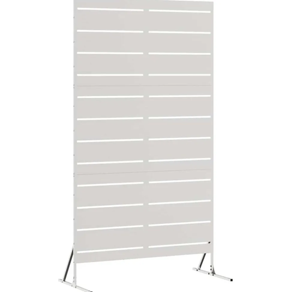 vidaXL Privacyscherm Grijs 100 x 50 x 180 cm Staal
