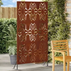 vidaXL Privacyscherm Grijs 100 x 50 x 180 cm Cortenstaal