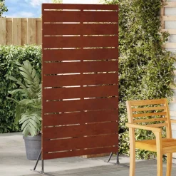vidaXL Privacyscherm Grijs 100 x 50 x 180 cm Cortenstaal