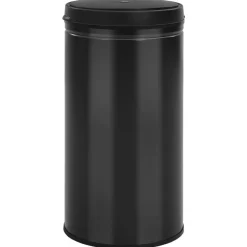 vidaXL Prullenbak met automatische sensor 60 L koolstofstaal zwart