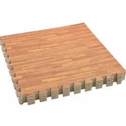 vidaXL Puzzel Oefenmatten 12 pcs Bruin 4,32 ㎡ EVA Schuim