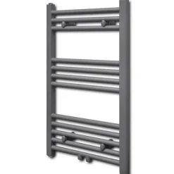 vidaXL Radiator / handdoekenrek recht 500x764 mm grijs