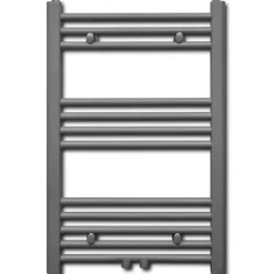 vidaXL Radiator / handdoekenrek recht 500x764 mm grijs