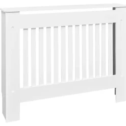 vidaXL Radiatorombouw 112 cm MDF wit
