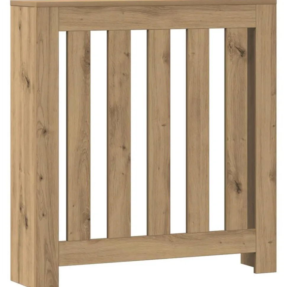 vidaXL Radiatorombouw 78x20x82 cm bewerkt hout artisanaal eikenkleur