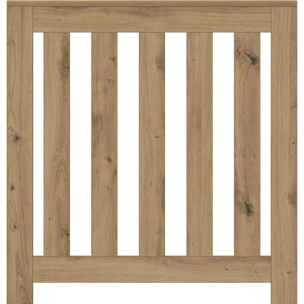 vidaXL Radiatorombouw 78x20x82 cm bewerkt hout artisanaal eikenkleur