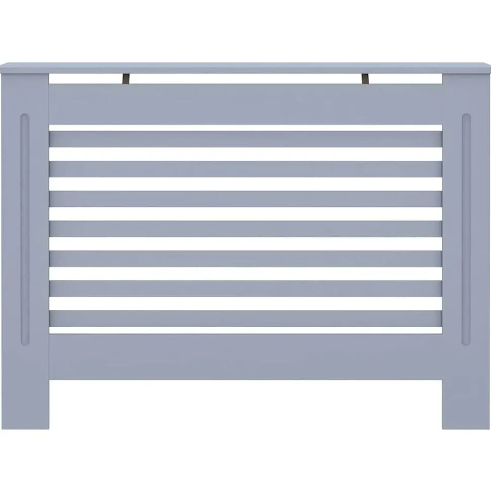 vidaXL Radiatorombouw 112x19x81,5 cm MDF antraciet