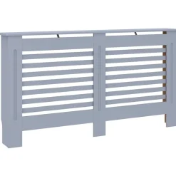 vidaXL Radiatorombouw 152x19x81,5 cm MDF antraciet
