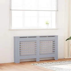 vidaXL Radiatorombouw 152x19x81,5 cm MDF antraciet