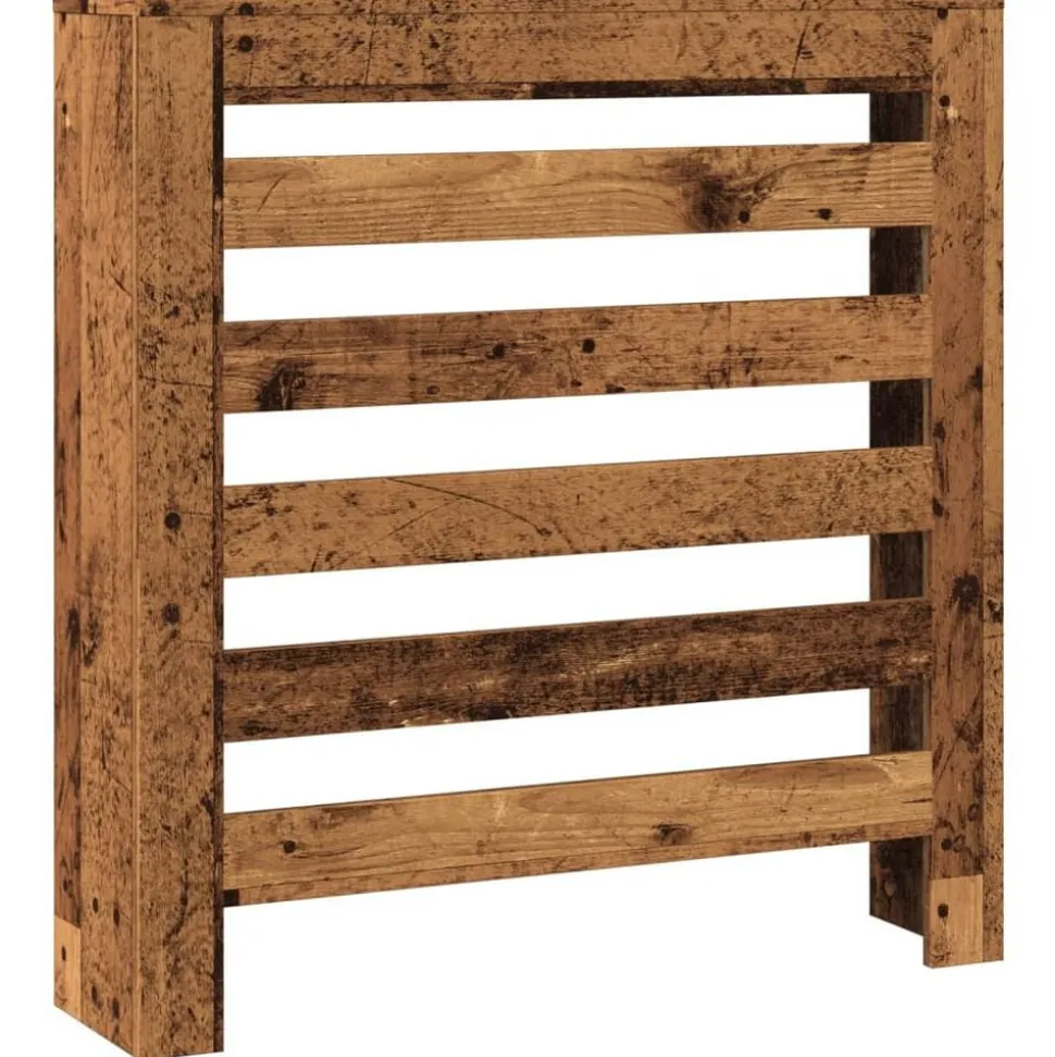 vidaXL Radiatorombouw 78x20x82 cm bewerkt hout oud hout