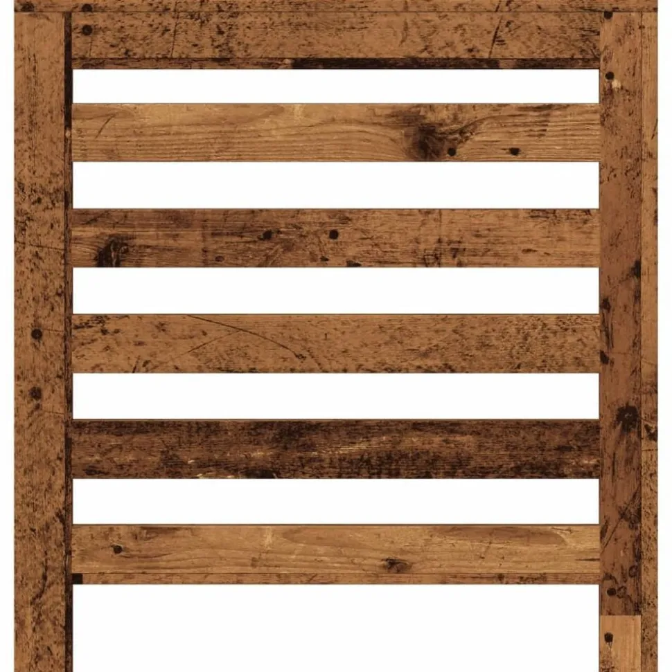 vidaXL Radiatorombouw 78x20x82 cm bewerkt hout oud hout