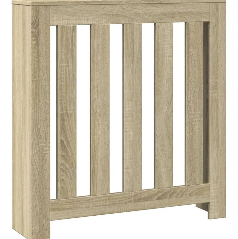 vidaXL Radiatorombouw 78x20x82 cm bewerkt hout sonoma eikenkleurig