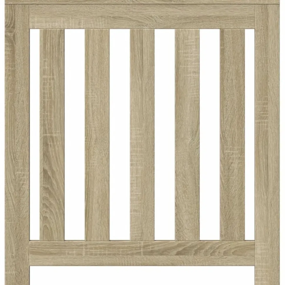 vidaXL Radiatorombouw 78x20x82 cm bewerkt hout sonoma eikenkleurig