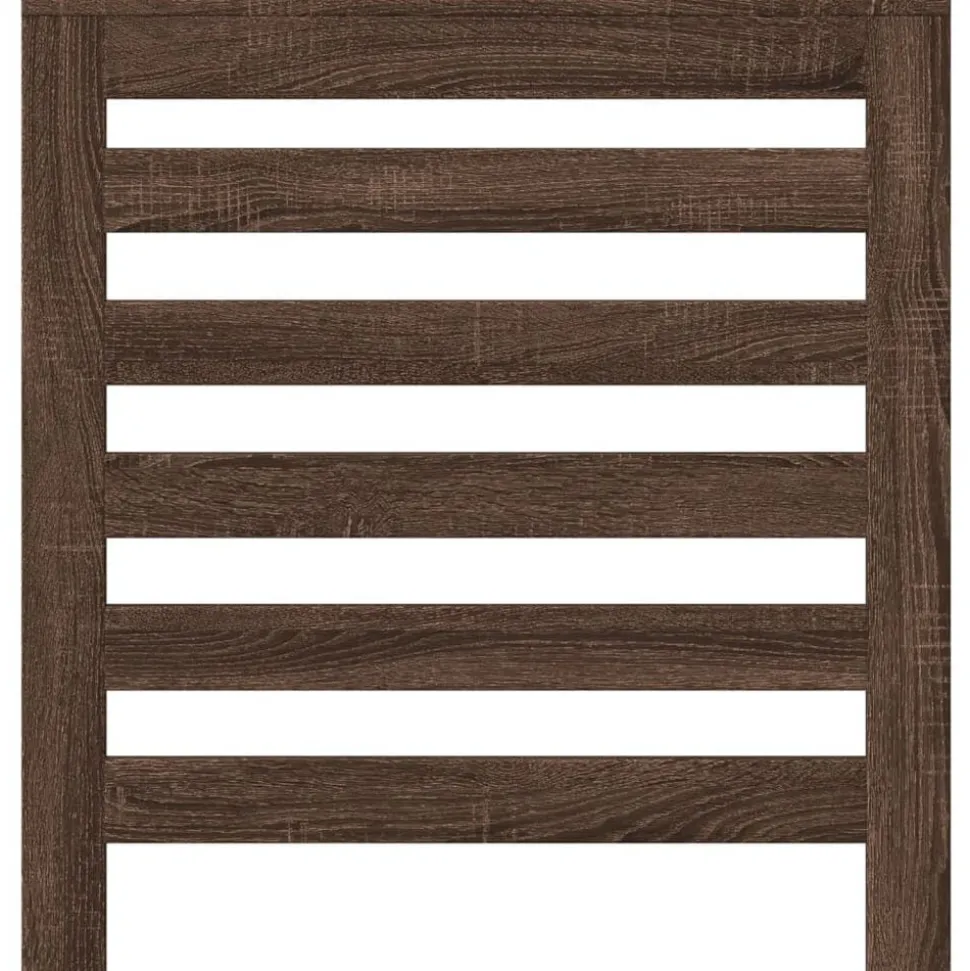 vidaXL Radiatorombouw 78x20x82 cm bewerkt hout bruin eikenkleurig