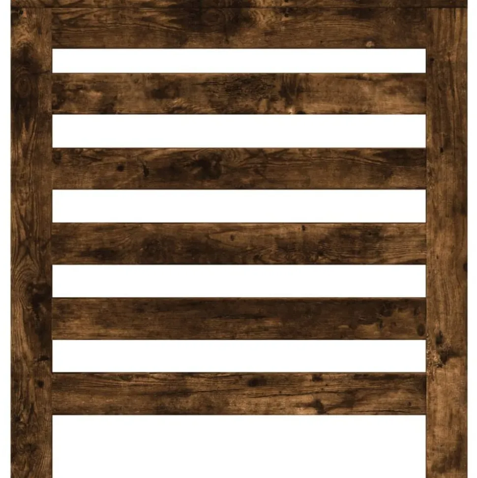 vidaXL Radiatorombouw 78x20x82 cm bewerkt hout gerookt eikenkleurig