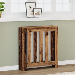 vidaXL Radiatorombouw 78x20x82 cm bewerkt hout oud hout