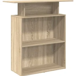 vidaXL Receptiebalie Sonoma Eiken 100x40x104 cm Bewerkt Hout