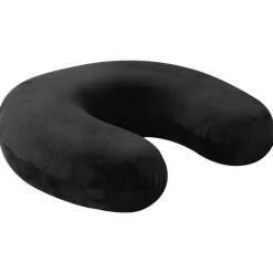 vidaXL Reiskussen voor de nek Zwart Traagschuim 27 x 27 x 8 cm