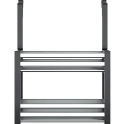 VidaXL Rek voor onder de gootsteen 34x12x26 cm aluminium